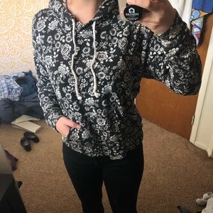 PacSun LA Hearts floral hoodie